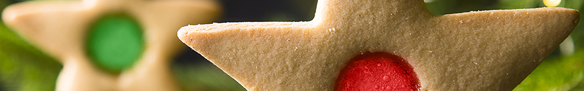 Jewelled Christmas Tree Biscuits 