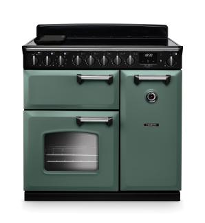 Falcon Classic Deluxe 90 Induction, Mineral Green/Chrome