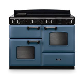 Falcon Classic Deluxe 110 Induction with proving drawer, Stone Blue/Chrome
