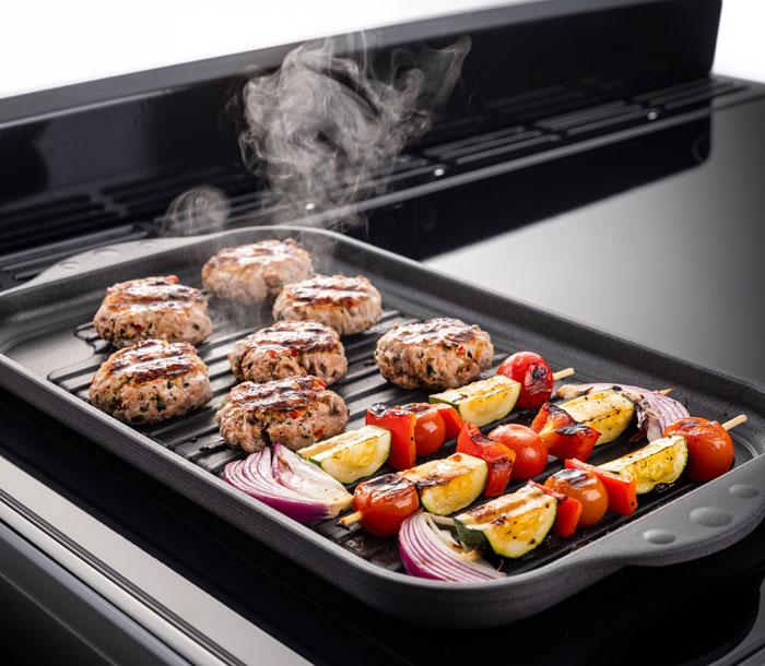 Falcon Classic Deluxe induction hob with griddle